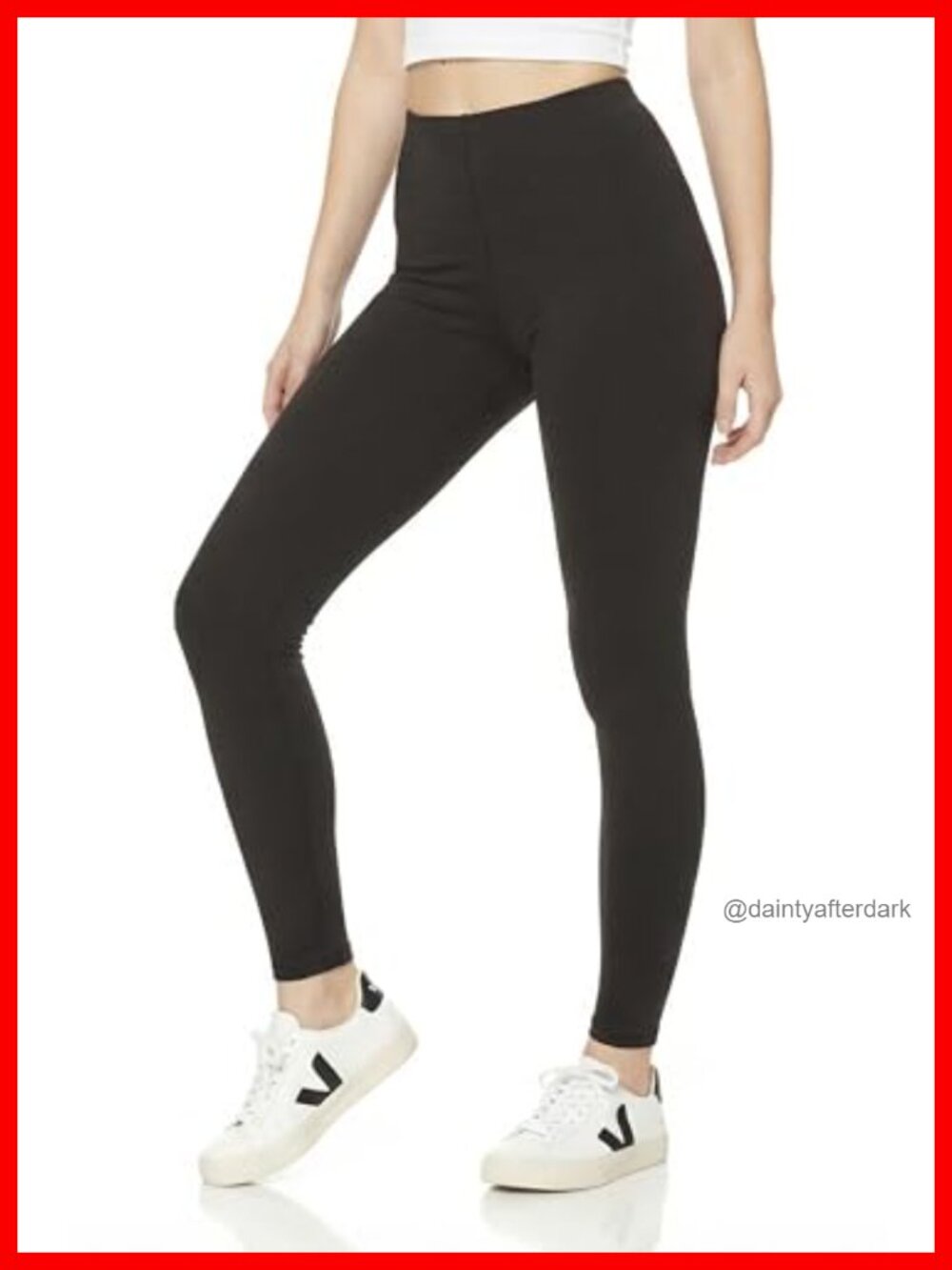 Women's High Waisted No-Roll Leggings 1" Waistband Polyester Spandex